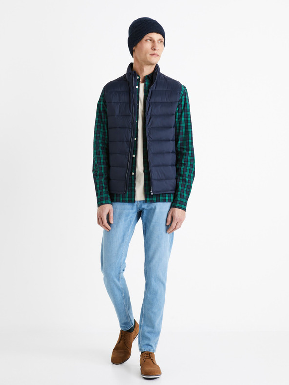 Celio Világoskék férfi slim fit farmer Celio C25 Dosoft25