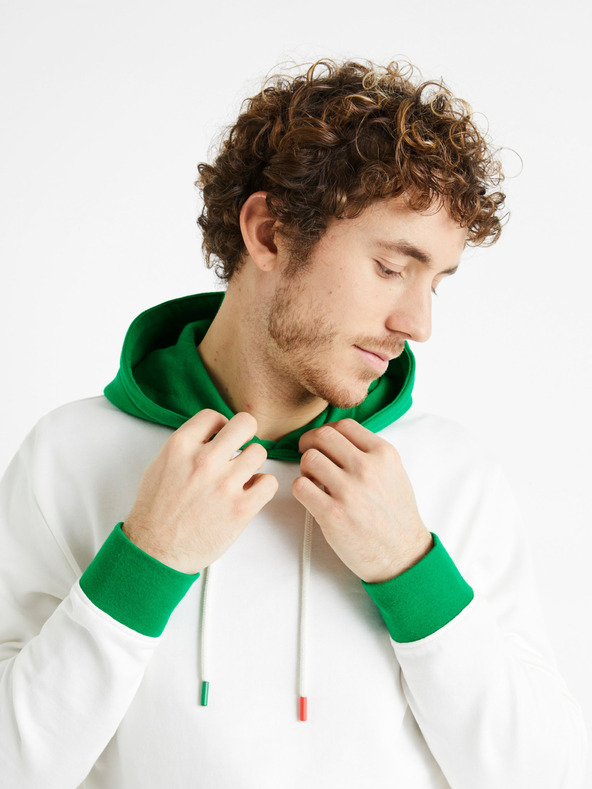 Celio Zöld-fehér férfi Celio Demultico melegítőfelső