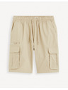 Celio Bézs színű férfi rövidnadrág Celio Fostopbm