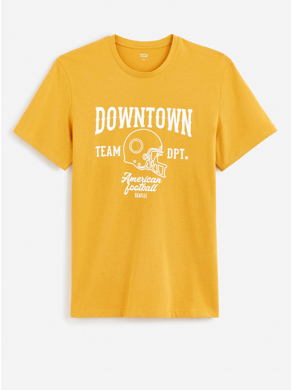 Celio Sárga Férfi Celio Feklyn póló