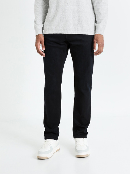 Celio Fekete férfi egyenes szabású farmernadrág Celio Fobody15