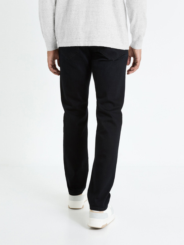 Celio Fekete férfi egyenes szabású farmernadrág Celio Fobody15