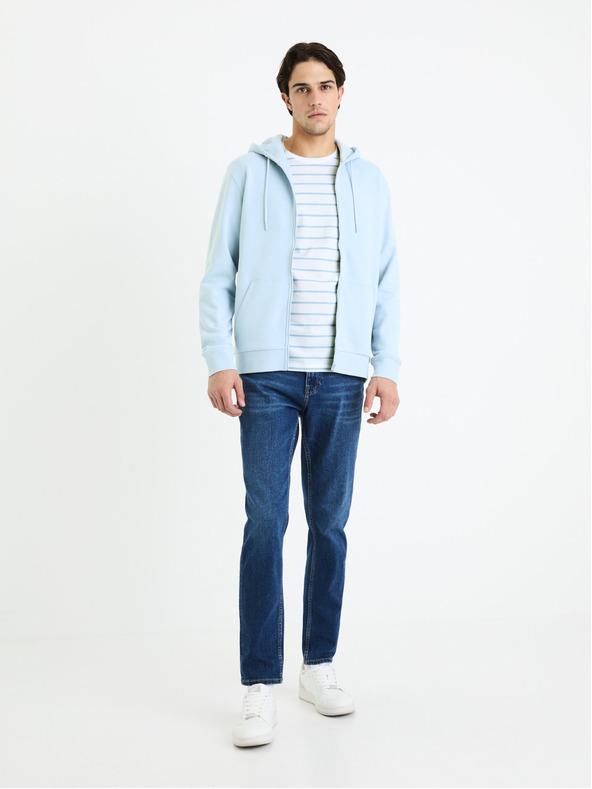 Celio Fehér férfi alap póló Celio Gebaser