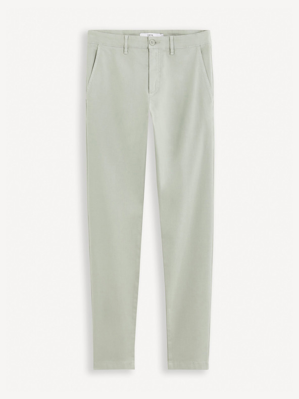 Celio Világosszürke férfi chino nadrág Celio Tocharles