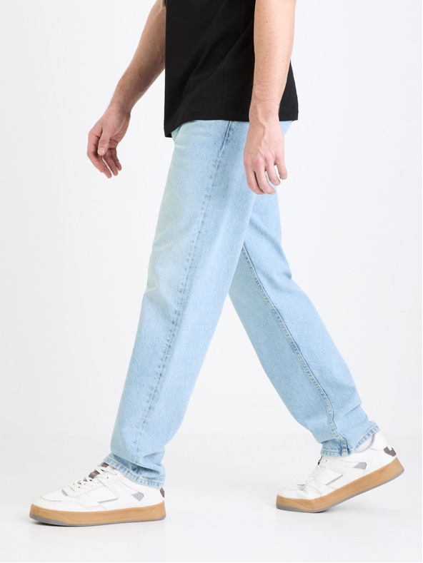 Celio Világoskék férfi Celio C15 egyenes Fodroit 30 farmer