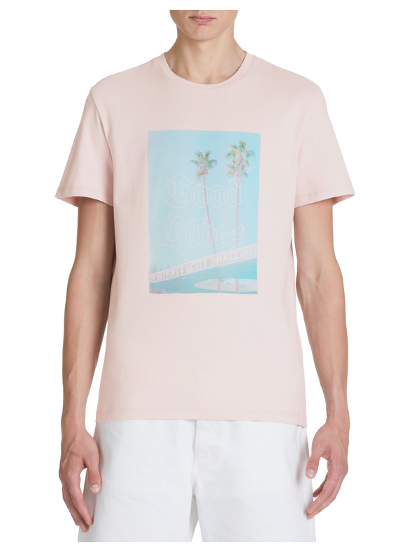 Celio Rózsaszín férfi póló Celio Jevibe