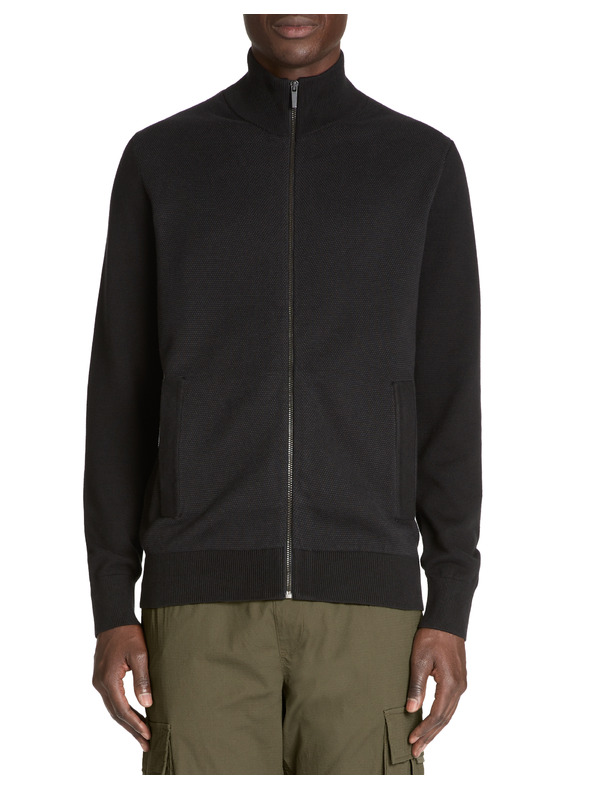 Celio Fekete férfi kardigán cipzárral Celio Jebille