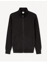 Celio Fekete férfi kardigán cipzárral Celio Jebille