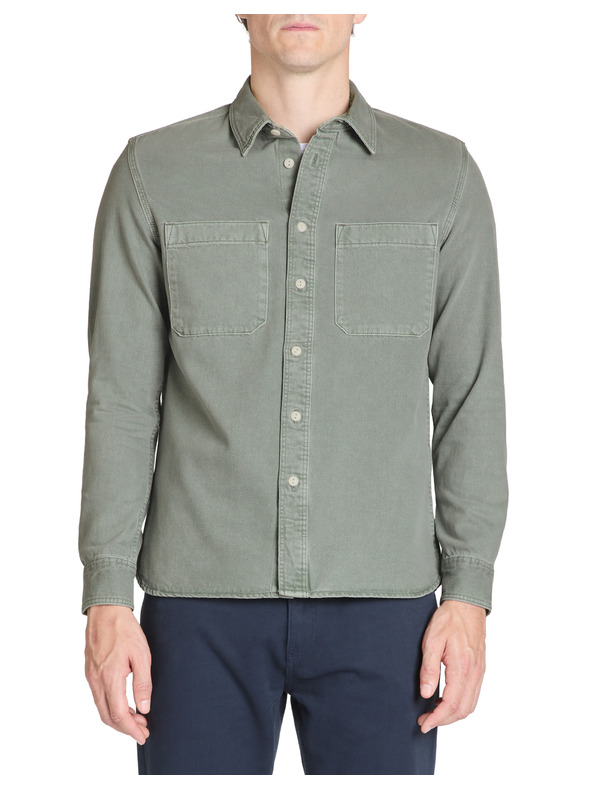 Celio Szürke férfi pamut ing Celio Fegetiml