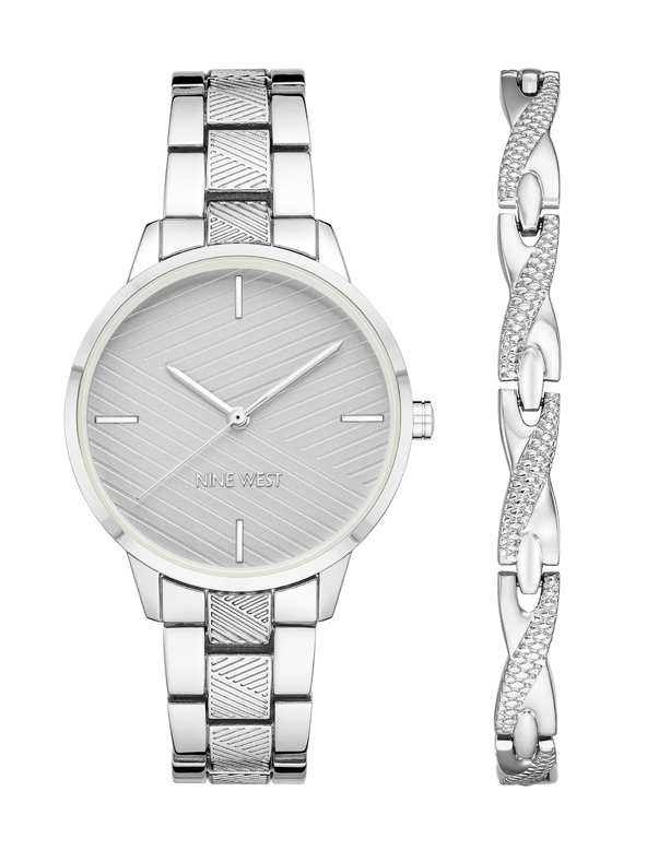 Nine West	 Nine West női óra és karkötő ajándékszett NW/2761SVST