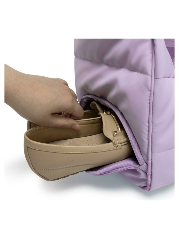 Heys Heys Puffer Duffel táska Levendula