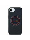 Oracle Red Bull Racing Red Bull PU Bőr Piros Gyűrűs MagSafe Hátlap iPhone 16e Navy