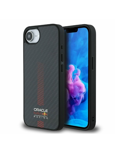 Oracle Red Bull Racing Red Bull Karbon Powerbar MagSafe Hátlap iPhone 16e Black