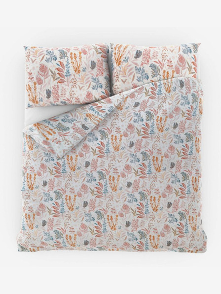 Kvalitex Luxury Collection szatén francia ágyneműhuzat 1+2, 240x200, 70x90cm Coral garden Kvalitex