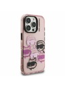 Karl Lagerfeld Karl Lagerfeld IML Multi K&CH Heads Hátlap iPhone 16 Pro Max Pink