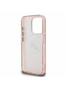 Karl Lagerfeld Karl Lagerfeld IML K&CH Heads Ismétlődő Logo MagSafe Hátlap iPhone 15 Pro Max Pink