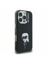 Karl Lagerfeld Karl Lagerfeld IML Aquarelle Karl Hátlap iPhone 16 Pro Max Fekete
