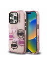 Karl Lagerfeld Karl Lagerfeld IML Multi K&CH Heads Hátlap iPhone 16 Pro Pink