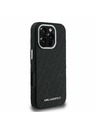 Karl Lagerfeld Karl Lagerfeld Érdes PU Ismétlődő Logó MagSafe Hátlap iPhone 16 Pro-hoz Fekete