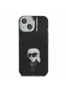 Karl Lagerfeld Karl Lagerfeld IML Aquarelle Karl Hátlap iPhone 15-höz Black
