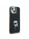Karl Lagerfeld Karl Lagerfeld IML Aquarelle Karl Hátlap iPhone 15-höz Black