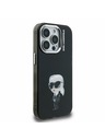Karl Lagerfeld Karl Lagerfeld IML Aquarelle Karl Hátlap iPhone 15 Pro Max-hoz Black
