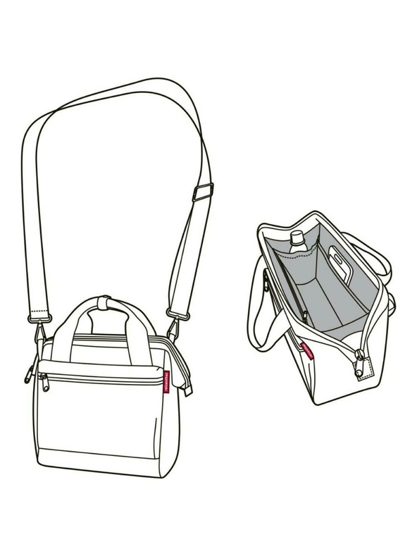 Reisenthel Reisenthel Allrounder Cross táska Twist Silver