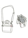 Reisenthel Reisenthel Allrounder Cross táska Twist Silver