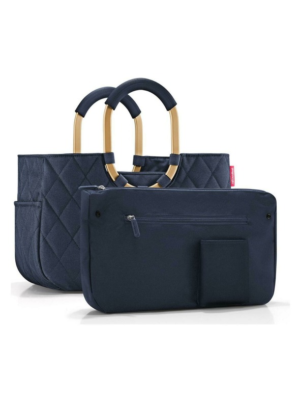 Reisenthel Reisenthel Loopshopper M Frame táska Rhombus Midnight Gold