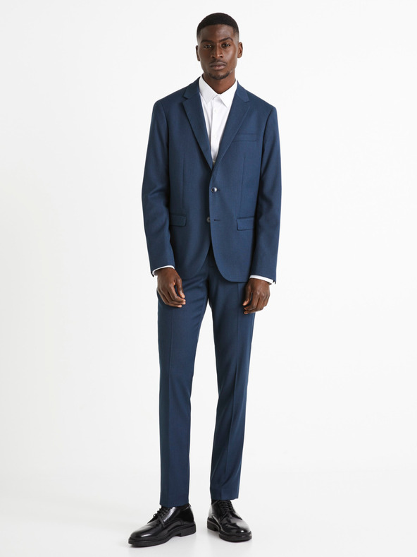 Celio Kék férfi öltönynadrág Celio Doarmure