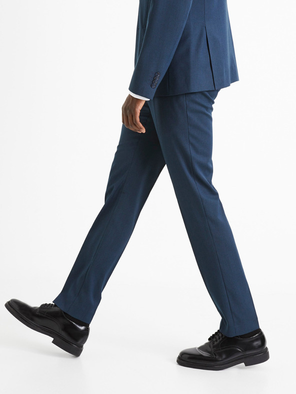 Celio Kék férfi öltönynadrág Celio Doarmure