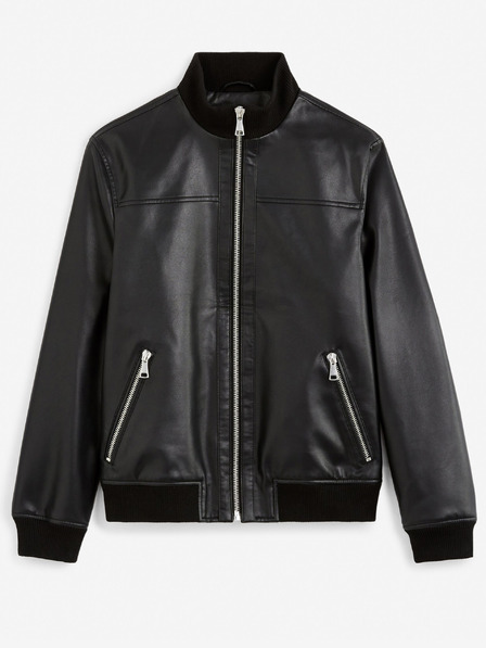 Celio Fekete férfi bőrdzseki Celio Gumati