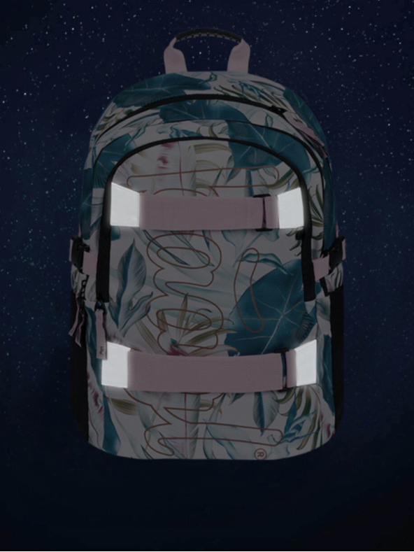 BAAGL  BAAGL 3 SET Skate Leafs: hátizsák, tolltartó, táska BAAGL