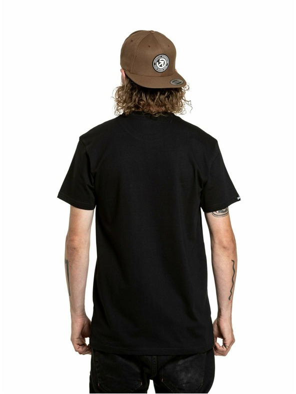 Meatfly Meatfly férfi póló Joe Szürke/Fekete | Fekete | Méret S | 100% pamut