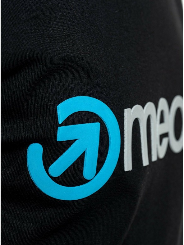 Meatfly Meatfly férfi póló Joe Szürke/Fekete | Fekete | Méret S | 100% pamut