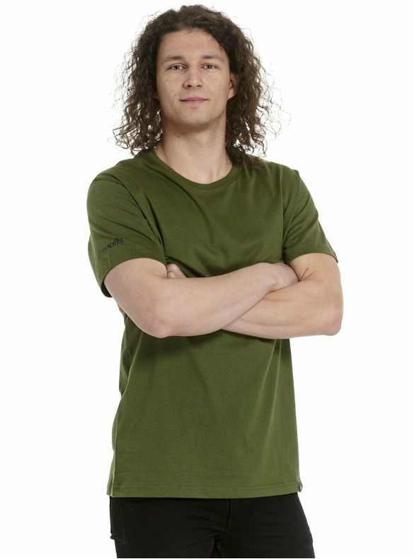 Meatfly Meatfly férfi póló csomag Basic Multipack Charcoal Heather/Olive/Navy Heather | Szürke | Méret