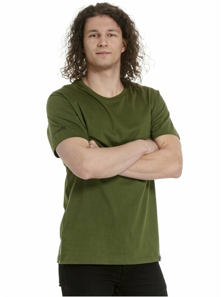 Meatfly Meatfly férfi póló csomag Basic Multipack Charcoal Heather/Olive/Navy Heather | Szürke | Méret