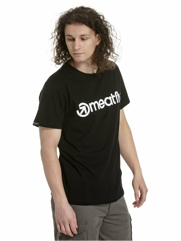 Meatfly Meatfly férfi póló csomag MF Logo Multipack Black/Charcoal Heather/White | Fekete | Méret