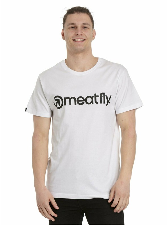 Meatfly Meatfly férfi póló csomag MF Logo Multipack Black/Charcoal Heather/White | Fekete | Méret