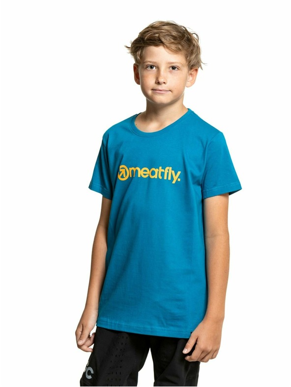 Meatfly Meatfly gyerek póló Bart Funky Blue | Kék | Méret 146 | 100% pamut