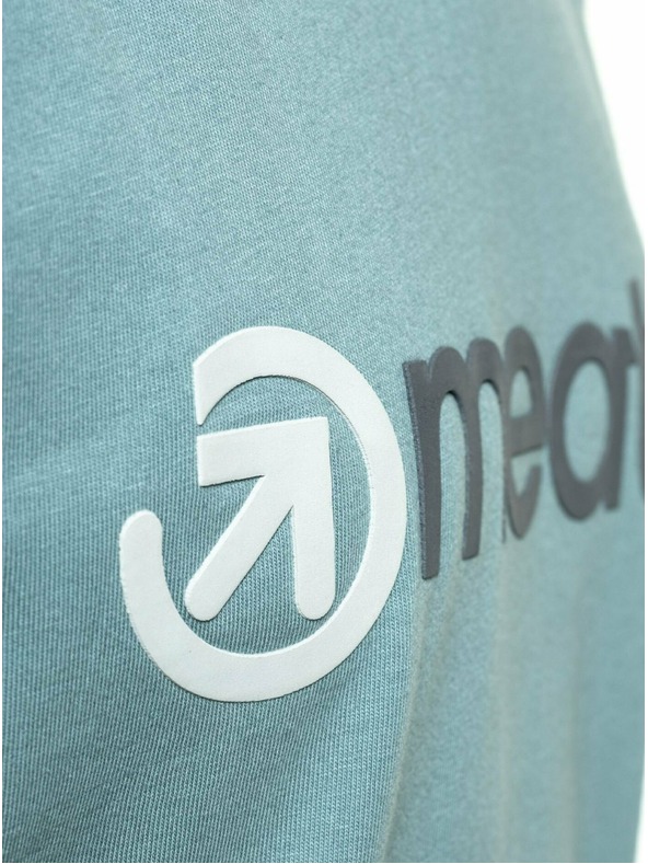 Meatfly Meatfly férfi póló Joe Dusty Mint | Kék | Méret M | 100% pamut