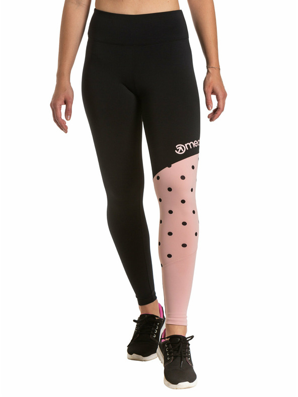 Meatfly Meatfly női leggings Arabel Pink/Black | Fekete | Méret