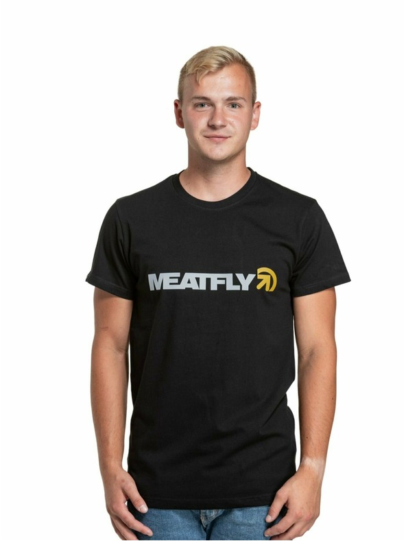 Meatfly Meatfly férfi póló Logex Grey/Black | Szürke | Méret S | 100% pamut