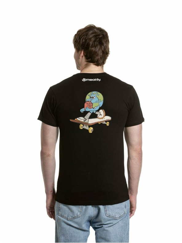 Meatfly Meatfly férfi póló Planet Black