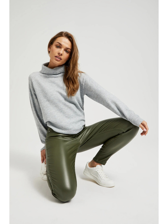 Moodo Női nadrág friss olívazöld