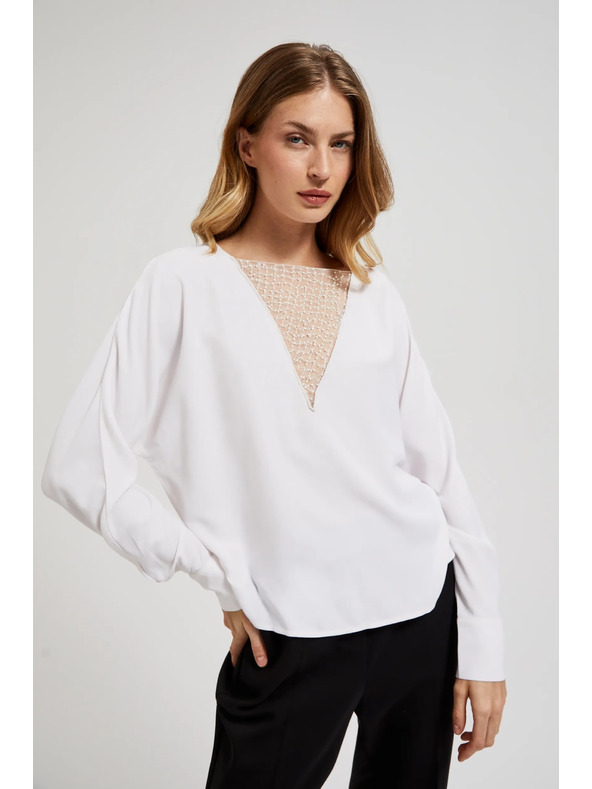 Moodo Fehér női blúz