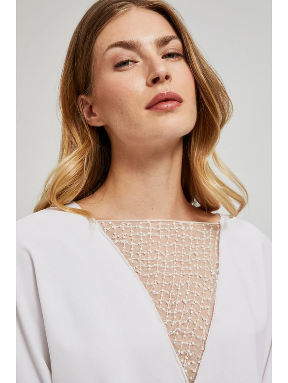 Moodo Fehér női blúz