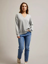 Moodo Női pulóver szürke melange