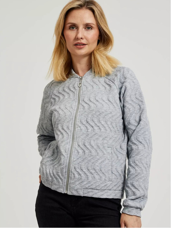 Moodo Női pulóver világosszürke