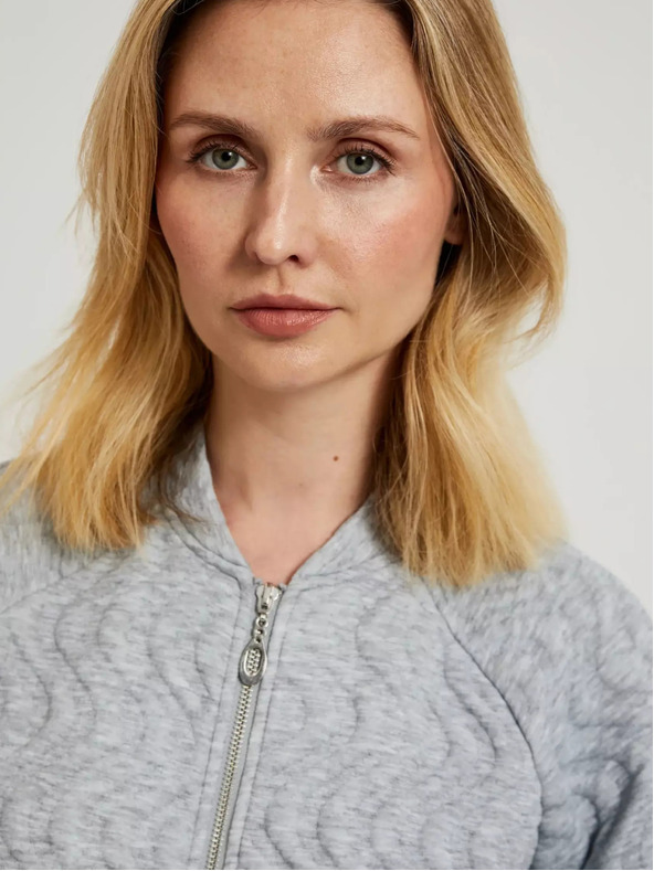 Moodo Női pulóver világosszürke